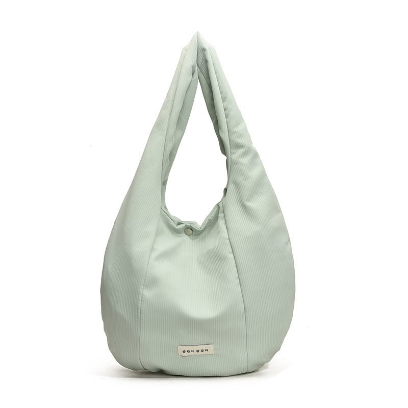 Spring 2025 new style laid-back and relaxed casual large-capacity single-shoulder tote bag, Korean-style fabric bag, women's canvas bag Item Picture