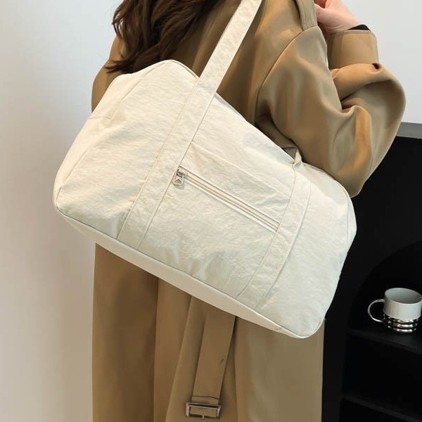New Korean-style bags, travel bags, handbags, shoulder bags, lightweight and large-capacity casual nylon tote bags, mommy bags Specification drawing