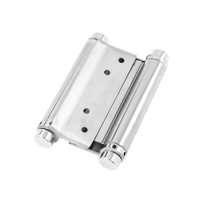 Stainless steel double spring hinge cowboy door hinge automatic closing bar bidirectional opening hinge fence door 3 inches 4 inches Item Picture