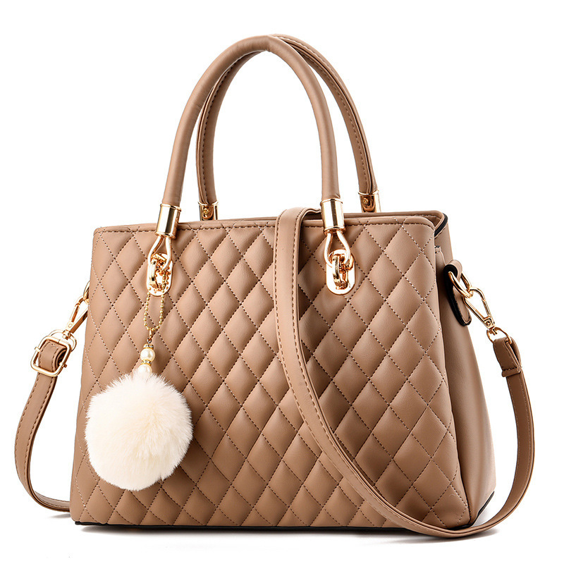 Women's crossbody bag 2022 Autumn new style fashionable single-shoulder bag, women's pu leather diamond-shaped handbag, one-piece consignment full figure