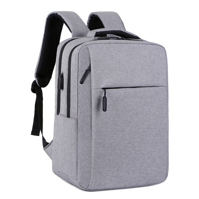 New business commuting backpack, laptop compartment, independent backpack, multi-functional waterproof double-layer computer bag Item Picture