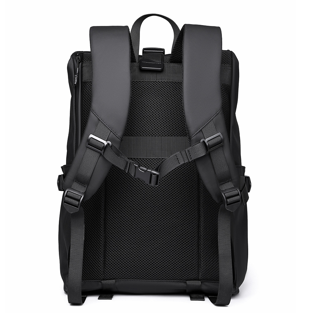 Functional style backpacks for men with a high-end feel, large capacity for casual travel, computer bags, rolled-up backpacks, and college student schoolbags Specification drawing