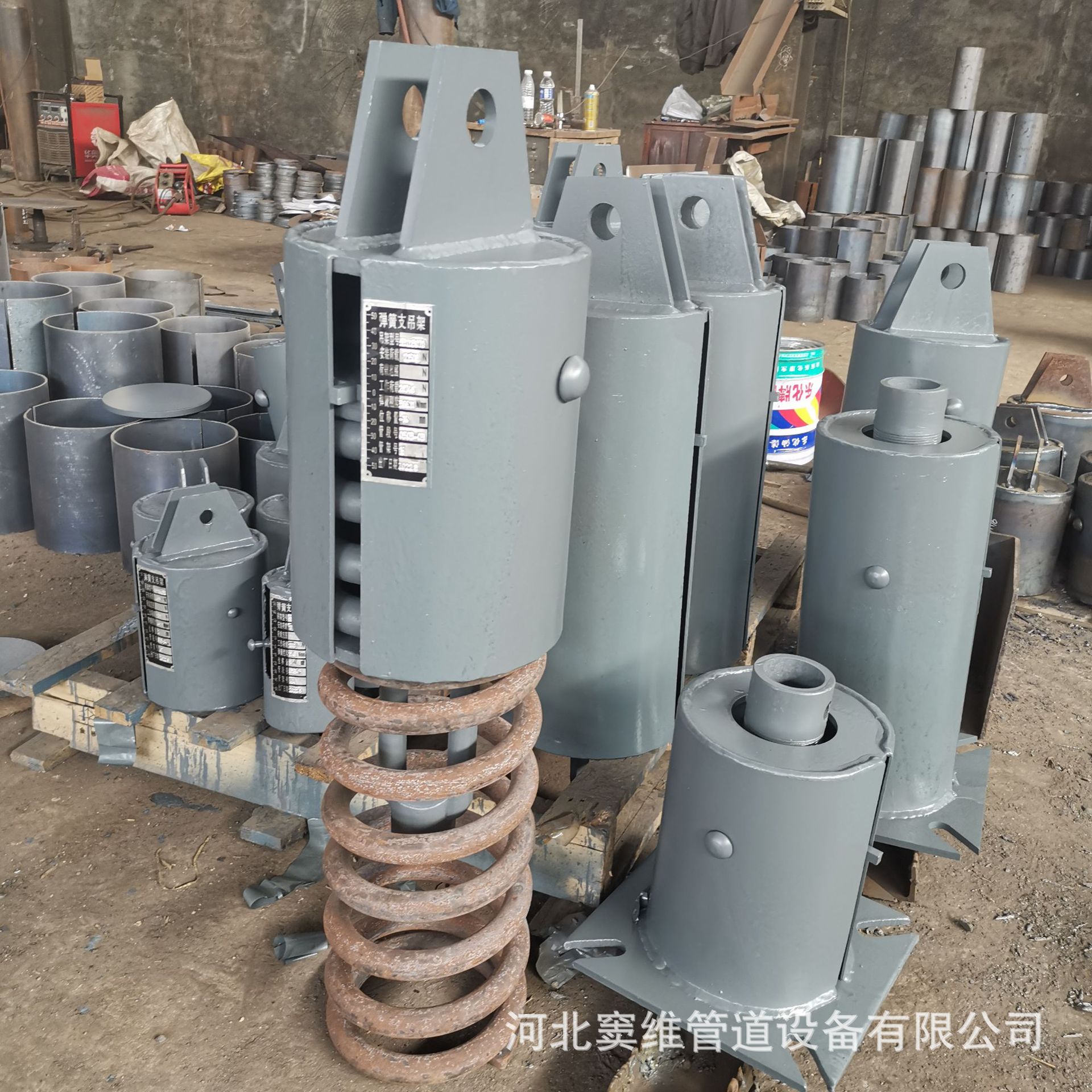 The original manufacturer supplies four types of pipe supports and hangers, constant force spring supports and hangers, and chemical pipe spring supports and hangers details Picture