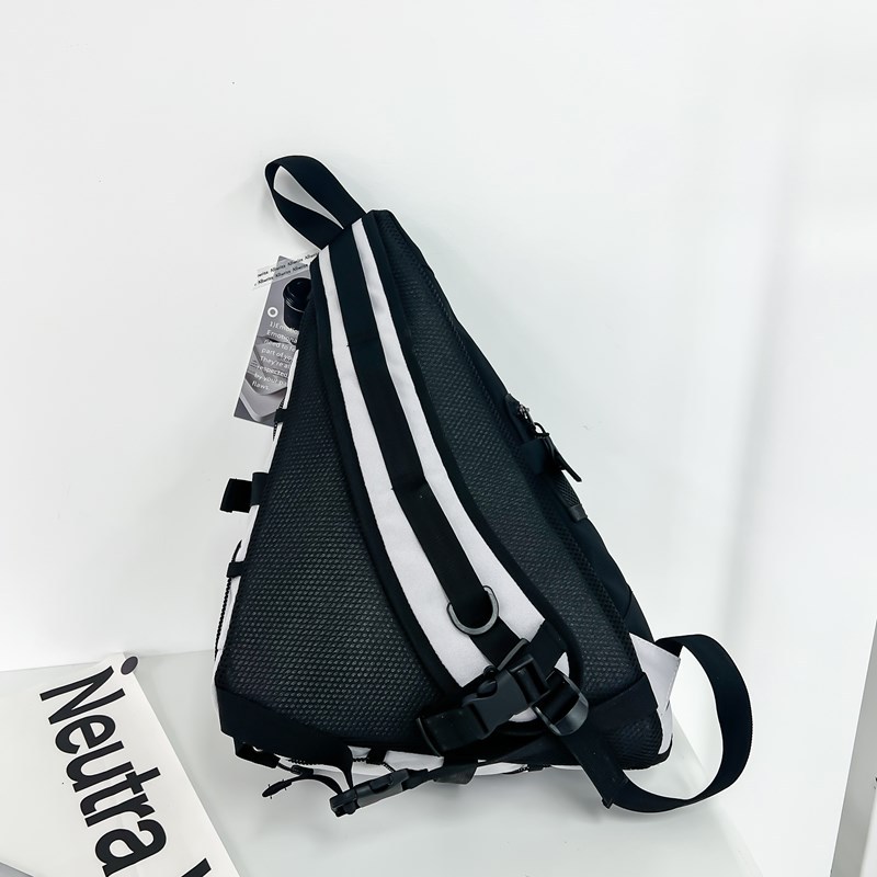 Workwear trendy brand chest bags, men's crossbody bags, commuting sports functional cycling backpacks, large-capacity women's outdoor travel bags Specification drawing