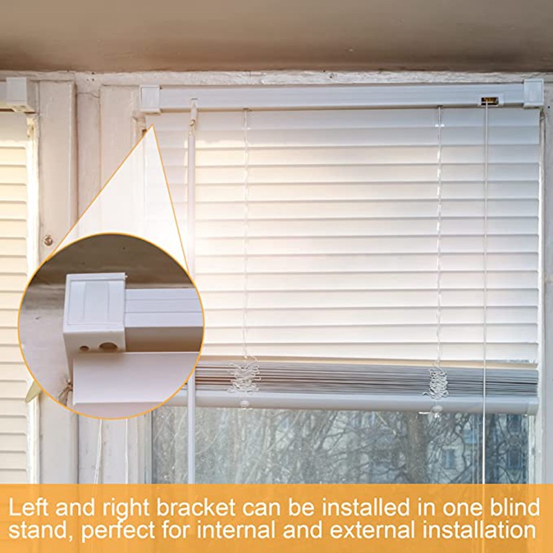 Cross-border retail of 6 sets of curtain end installation code accessories, Venetian blind plastic installation accessories Item Picture
