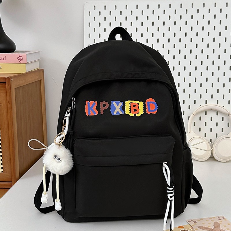 2024 New high-appearance-level, fresh and light student and children's backpack, forest-themed, lightweight and versatile backpack for girls details Picture