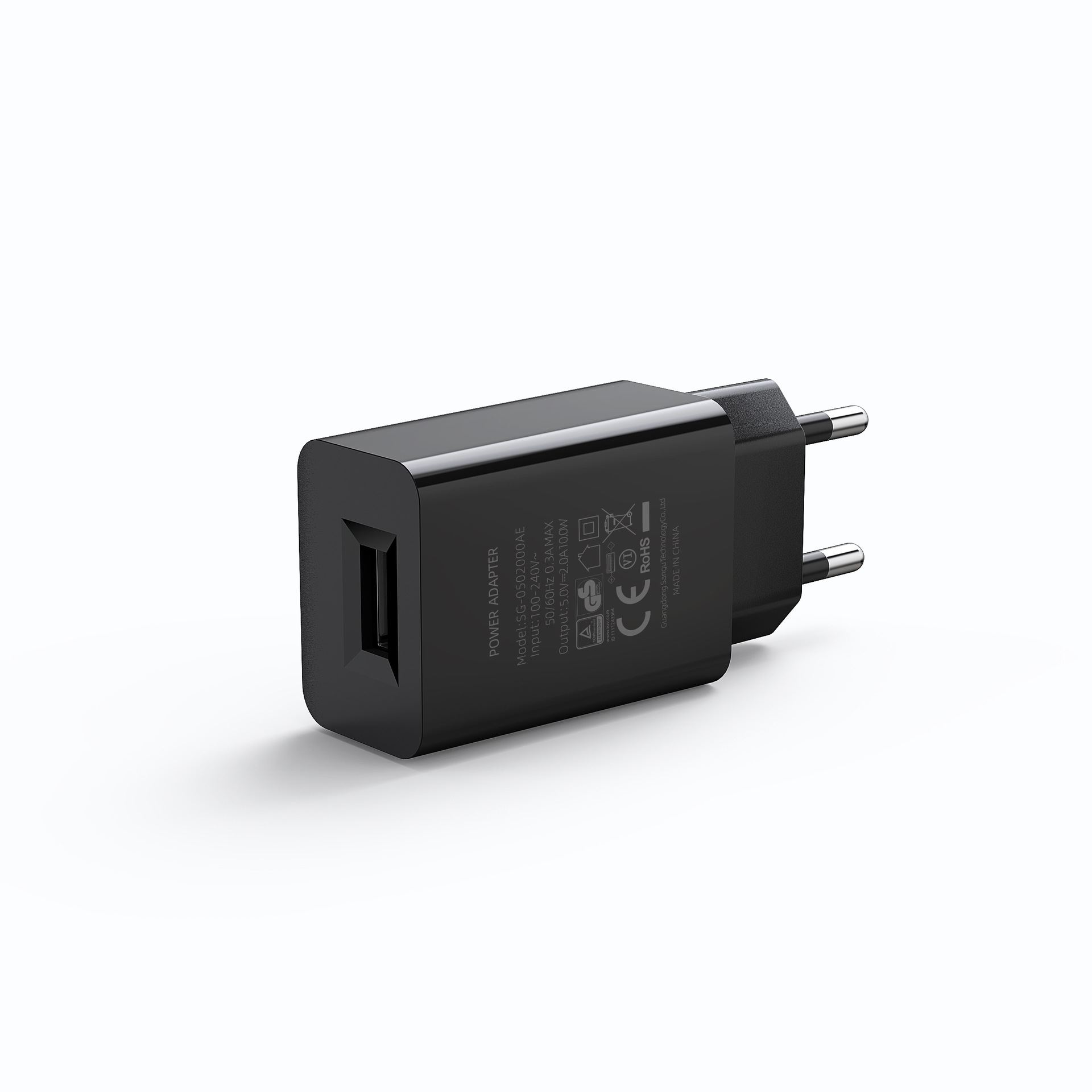 German GS certified 5V1A European standard mobile phone charger, European CE certified universal USB mobile phone charging head Item Picture