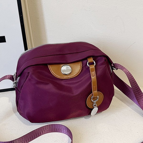 Nylon crossbody bag for women, 2024 new style fashionable mom bag, casual and fashionable fabric single-shoulder small bag, shell bag for women Specification drawing