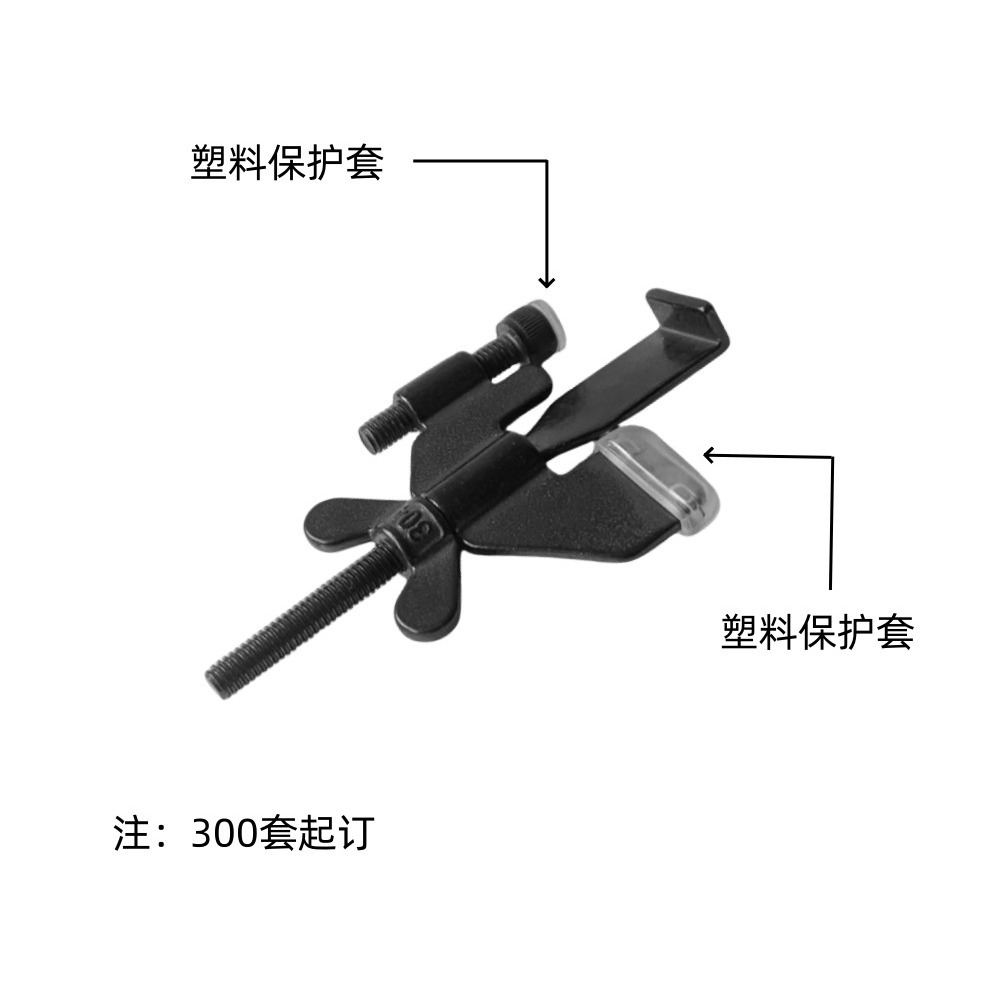 Portable 304 stainless steel door stopper for hotel anti-theft safety, household female single door anti-wolf door blocking top door details Picture
