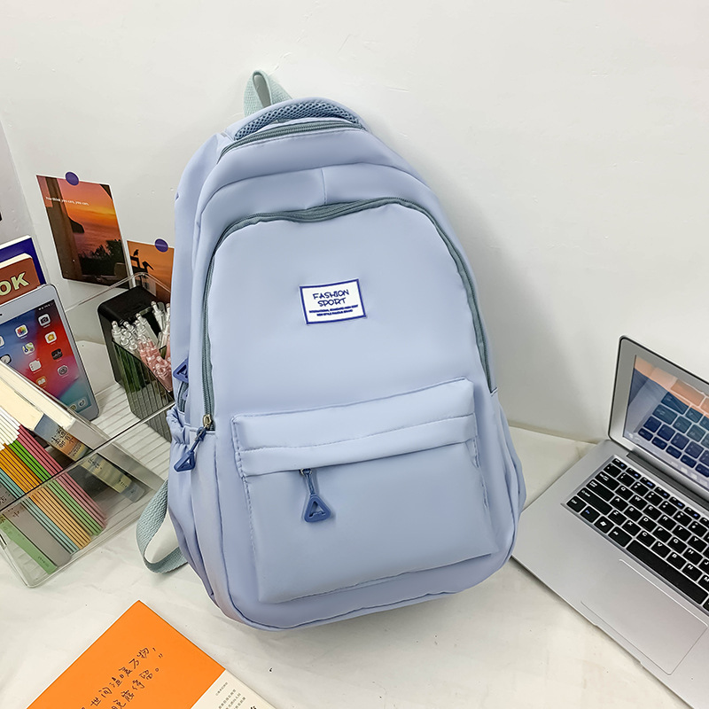 New 2025 campus style backpacks for high school and junior high school students, large-capacity computer backpacks for boys details Picture