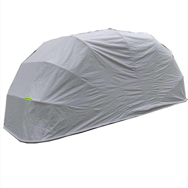 Mobile hydraulic carport, folding car garage, simple retractable sun protection, automatic sunshade, rainproof outdoor car cover Item Picture