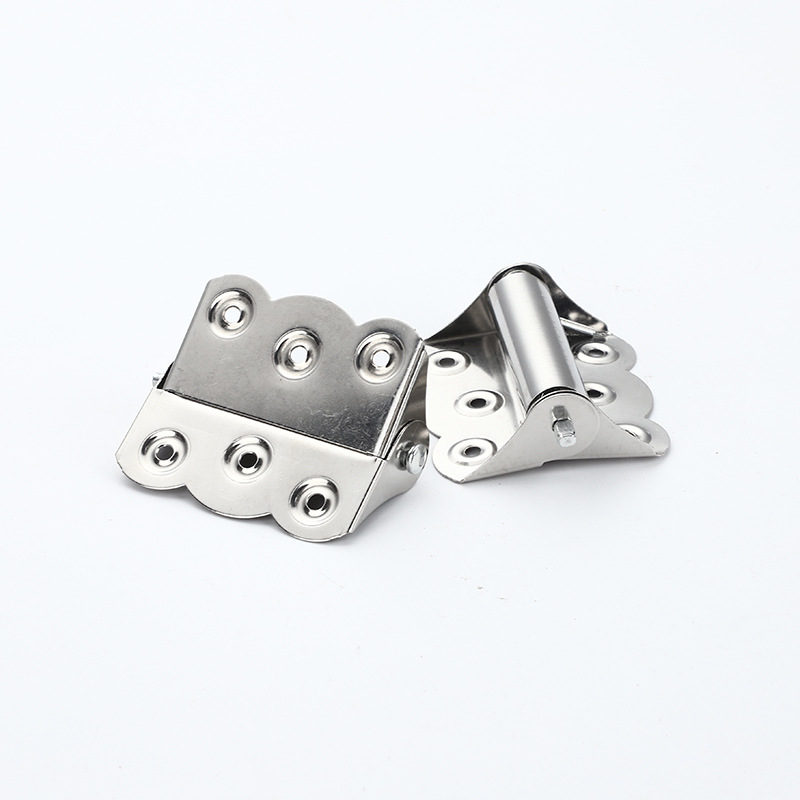 Butterfly spring hinges for sand window mesh doors, stainless steel self-spring door hinges, automatic closing hinges, mesh screen door and window accessories details Picture