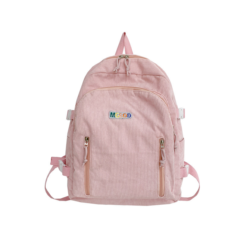 Schoolbag girls on Instagram, Japanese-style casual girls, primary school students carrying backpacks, junior high school and senior high school students, cute girls, backpacking trend Item Picture