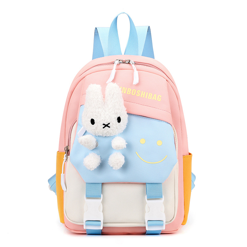Korean version ultra-light backpack, kindergarten cartoon girl, cute girl doll, lightweight backpack, children's backpack, baby Item Picture