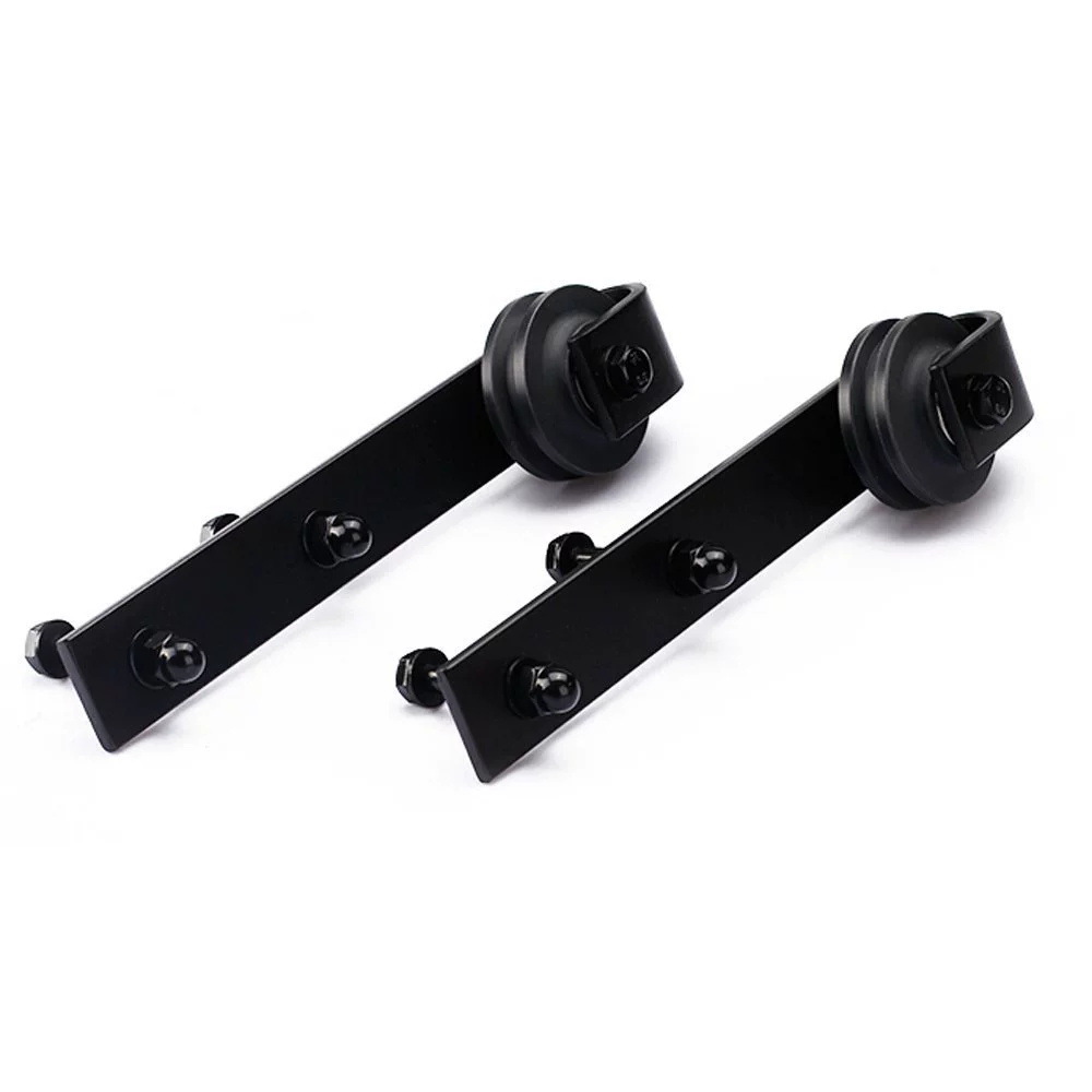 Cross-border J-type barn door guide rail, American-style barn sliding door hanging rail, sliding door guide rail, door slide rail, slide track Application Scenario