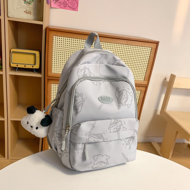 High appearance level schoolbag, cute backpack for female college students on Instagram, soft girl, super light backpack for junior and senior high school campuses Application Scenario