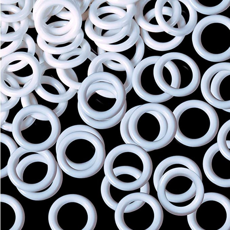 Cross-border wholesale of 100 sets of white Roman ring DIY blinds and curtain accessories details Picture
