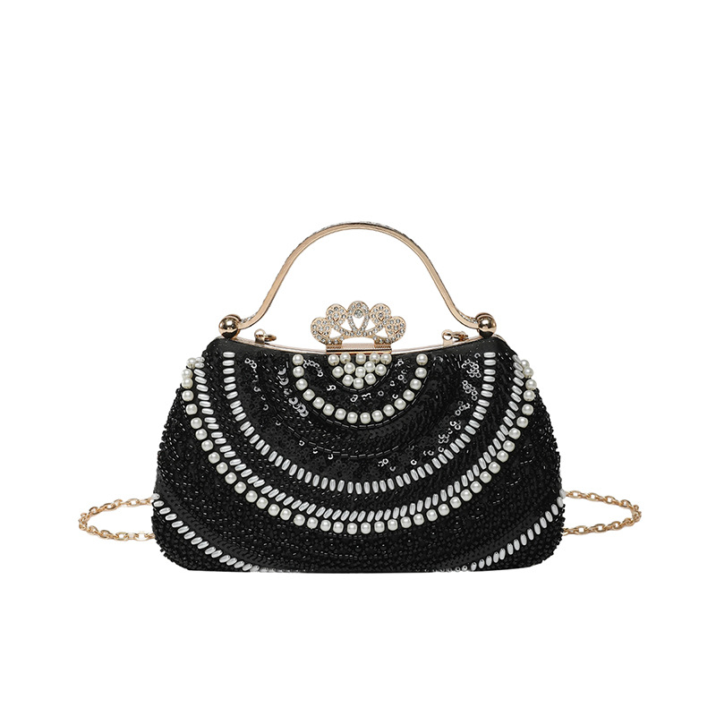 2025 New style dinner bag, cross-border women's handbag, fashionable women's bag, high-end single-shoulder bag, diamond-encrusted crossbody bag Item Picture