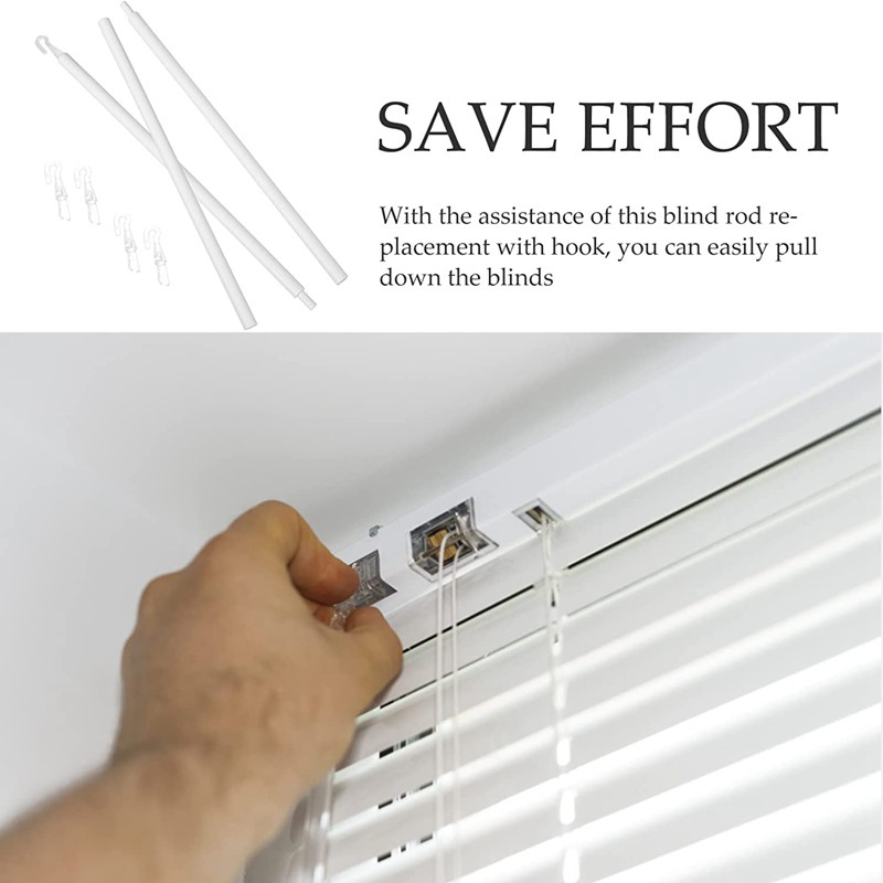 Cross-border wholesale of 89CM spliced blinds, pull rods and rotating rods, DIY curtain assembly accessories Specification drawing