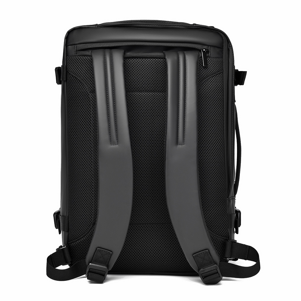 A large-capacity, multi-functional business backpack for men with a hidden shoulder strap, a computer bag for business trips, work, commuting and travel Specification drawing