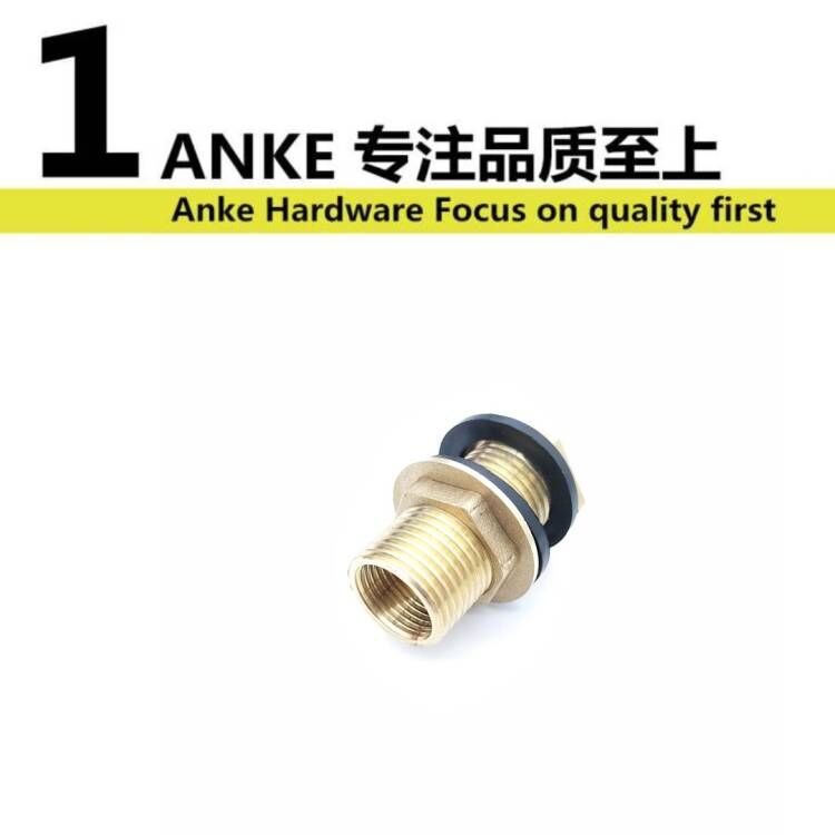 46-point external thread water tank extension joint, internal and external thread stainless steel water tower connection to oil tank 1-inch internal and external thread fish tank joint details Picture