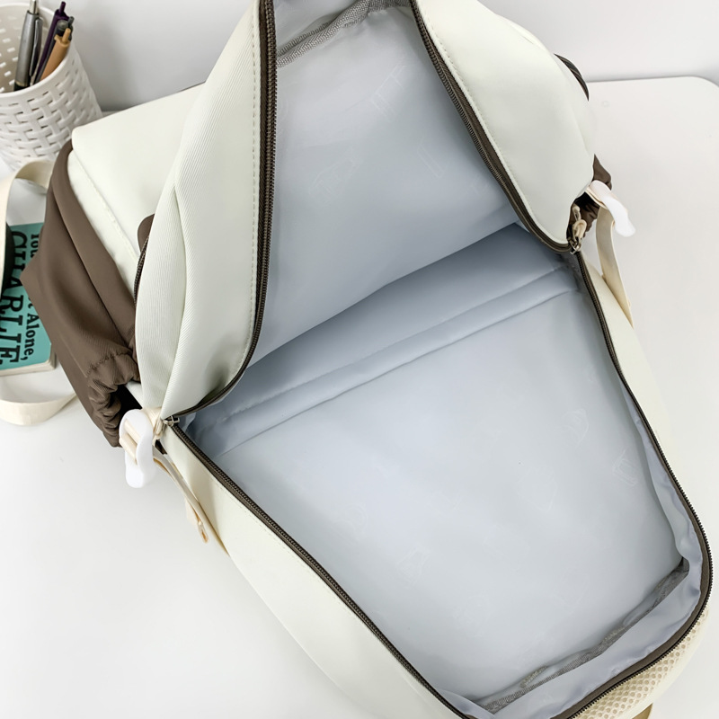 Korean schoolbag: Cute backpack for female junior and senior high school students, simple and lightweight backpack for primary school students from grades three to six Application Scenario
