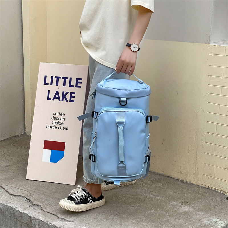 Swimming bag, dry and wet separation, women's sports and fitness bag, waterproof travel storage bag, yoga bag, travel backpack Specification drawing