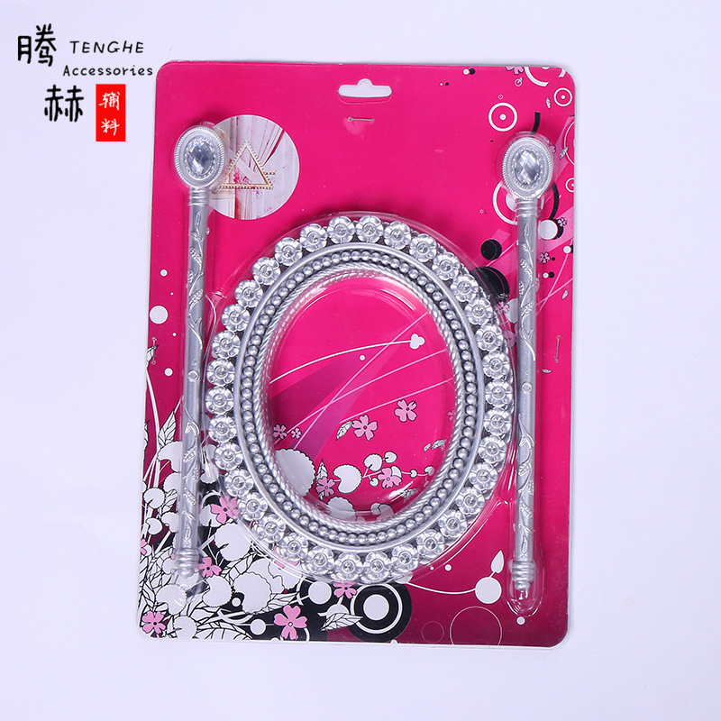Wholesale supply of curtain clips, curtain rings, perforated rings, Roman rings, plastic hanging rings, drill rings and accessories from Yiwu manufacturers Application Scenario