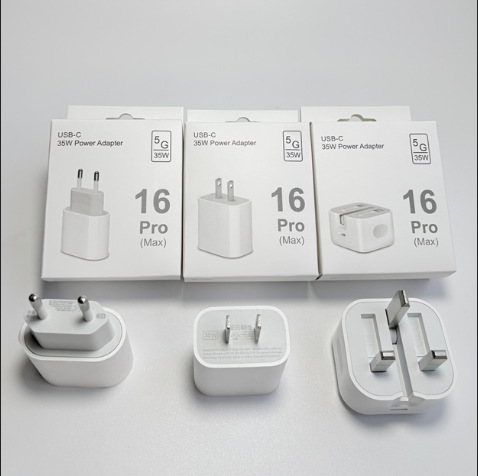 The PD35W charging head packaging box is suitable for the packaging of the new Apple 16 charger in the US, Europe and UK standards Application Scenario