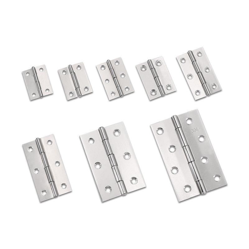 Wholesale stainless steel and aluminum core small hinges, thin hinges, old-fashioned door and window small hinges, wooden box cabinet door small hinges from the manufacturer Item Picture