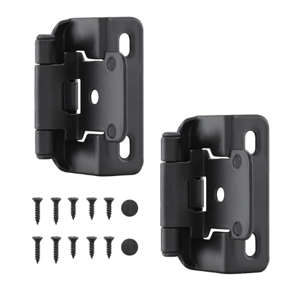 1/2-inch cover position American spring self-closing hinge, cross-border semi-concealed cover plate type RV spring hinge full figure
