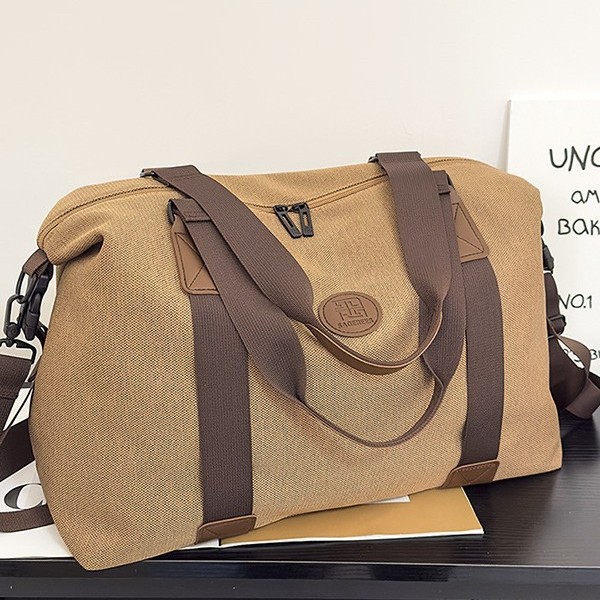 New short-distance travel bag, convenient and versatile handbag, waterproof storage large bag, men's and women's large-capacity fashionable single-shoulder bag details Picture