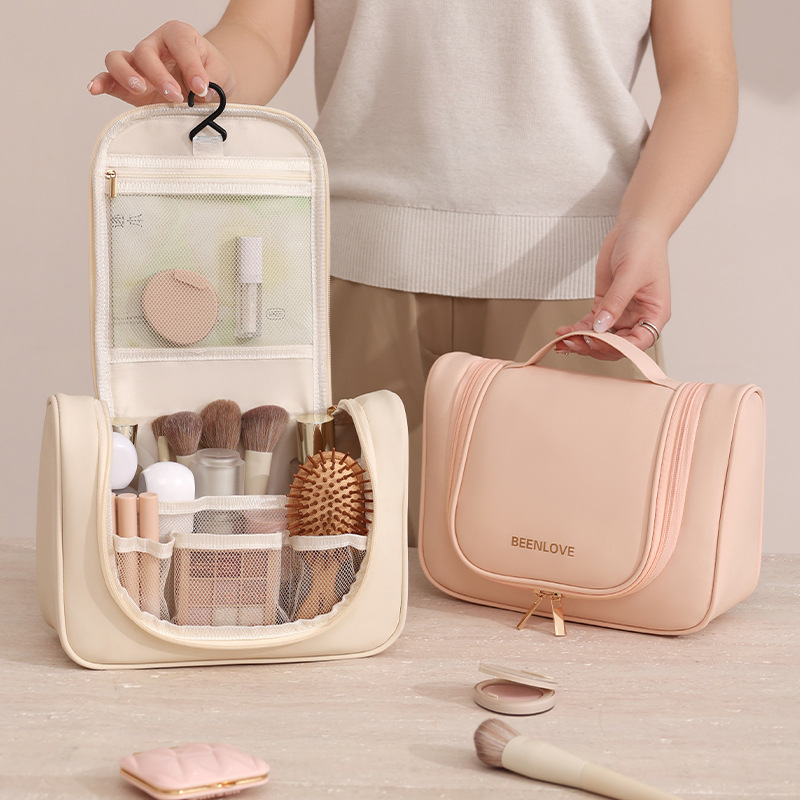 Runhui's new Naisi hand-held hanging toiletry bag, travel waterproof toiletry bag, makeup bag, large capacity, one-piece consignment Specification drawing