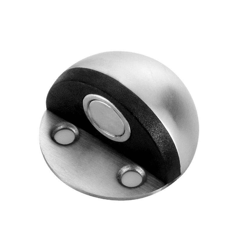 304 stainless steel turtle-top door stop, anti-collision door top ground impact limiter, glass door, rubber door stop, ground suction Item Picture