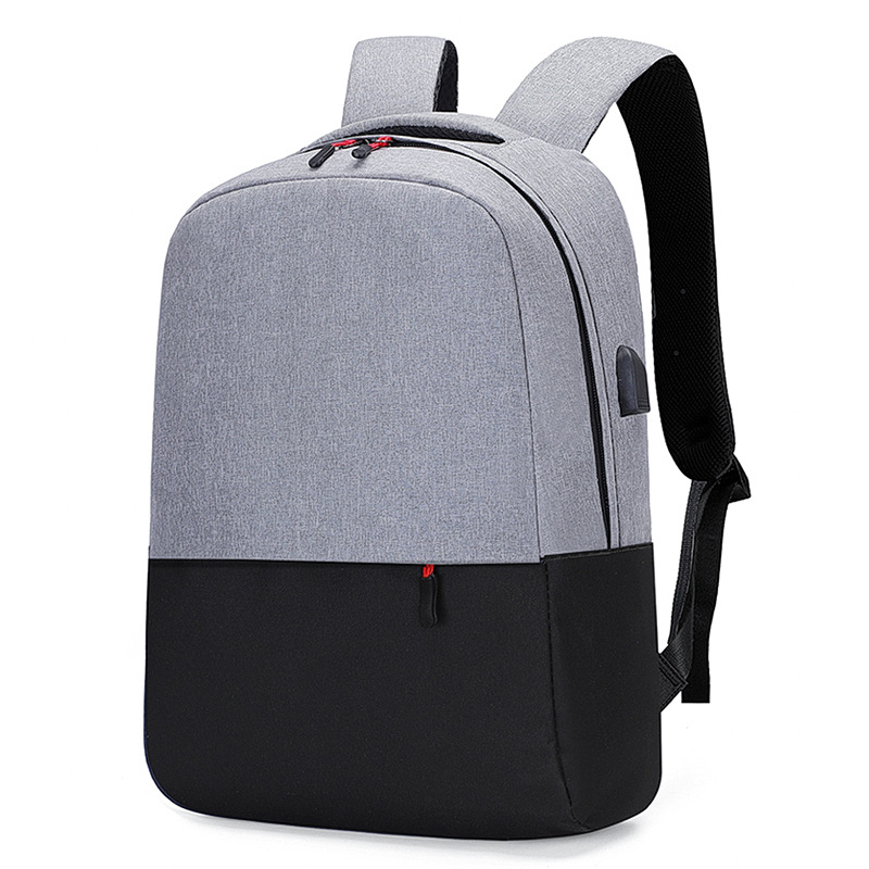 Customized large-capacity business computer bags, campus student schoolbags, portable, simple and casual travel backpacks Item Picture