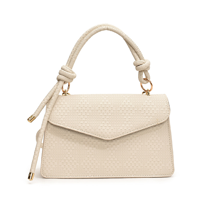 Simple and small square bag for women, new autumn 2024 fashion solid color single-shoulder bag, casual handbag, retro crossbody bag Item Picture