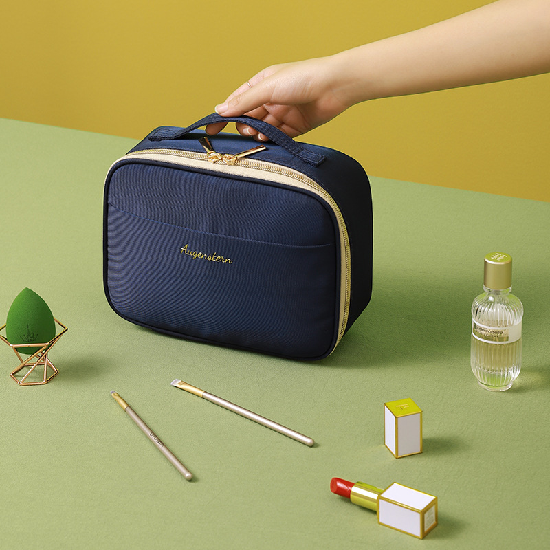 The high-appearation-level Manstar series curved bag, portable large-capacity toiletry bag, travel detachable hand-held makeup storage bag details Picture