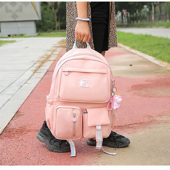 New schoolbag for primary school girls, grades one, three and six, princess girls, lightweight children's backrest and burden reduction backpack Specification drawing