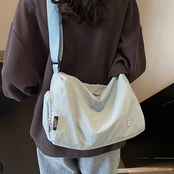 Single-shoulder bag, cross-border Instagram casual and versatile quality crossbody bag, versatile large-capacity bucket bag, campus commuting bag Specification drawing