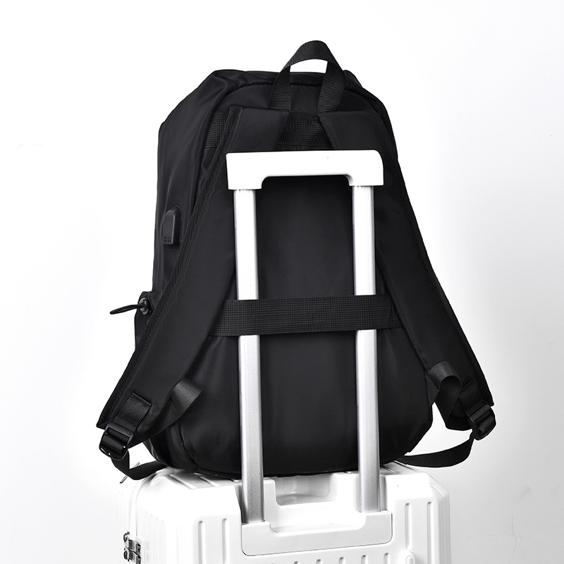 【 Customization 】 Men's casual travel bag, large-capacity schoolbag, simple and versatile computer bag for college students Specification drawing