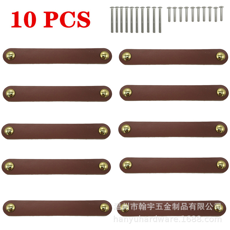 Wenzhou simple leather bags, drawers, cabinets, leather handles, cross-border hardware, leather handles, drawers, door handles Application Scenario