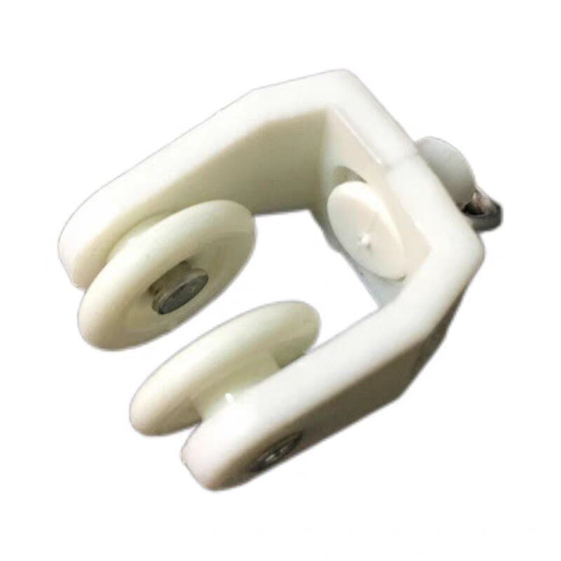 Curtain U-shaped track pulley, bay window running wheel, sliding bead window track, old-fashioned snap-fit wheel, hanging wheel, I-beam track roller accessories Item Picture