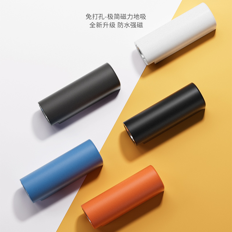 The new model of door suction in 2025 is a strong magnetic retractable door blocker with anti-collision damping for bedrooms and bathrooms Application Scenario