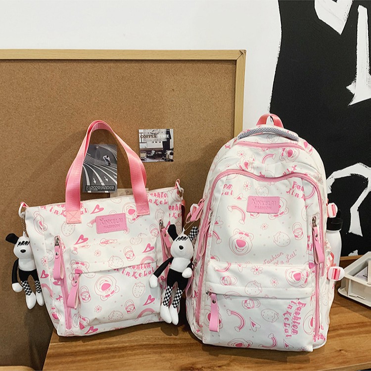 2025 New model schoolbag: Large-capacity multi-functional backpack for junior high school students, schoolbag for female college students and high school students on campus Application Scenario