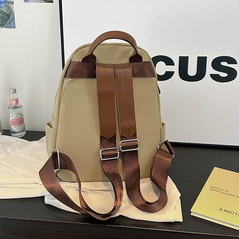 Travel lightweight backpack, ladies' fashionable large-capacity computer bag, outdoor travel backpack, fashionable mommy bag Specification drawing
