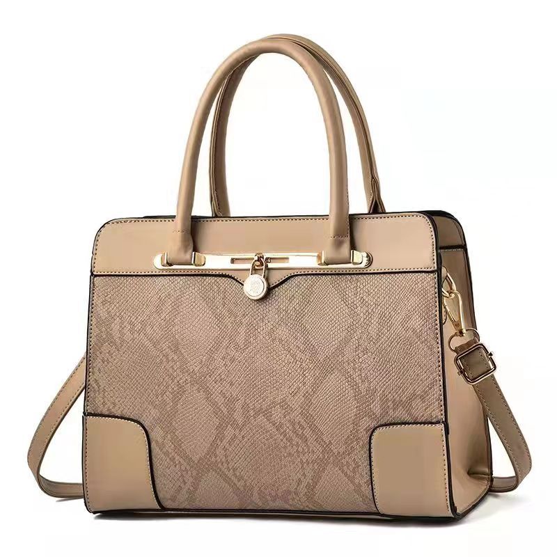 Women's leopard print bag, 2022 new trendy, fashionable and elegant handbag, crossbody bag, middle-aged large-capacity mom bag Specification drawing