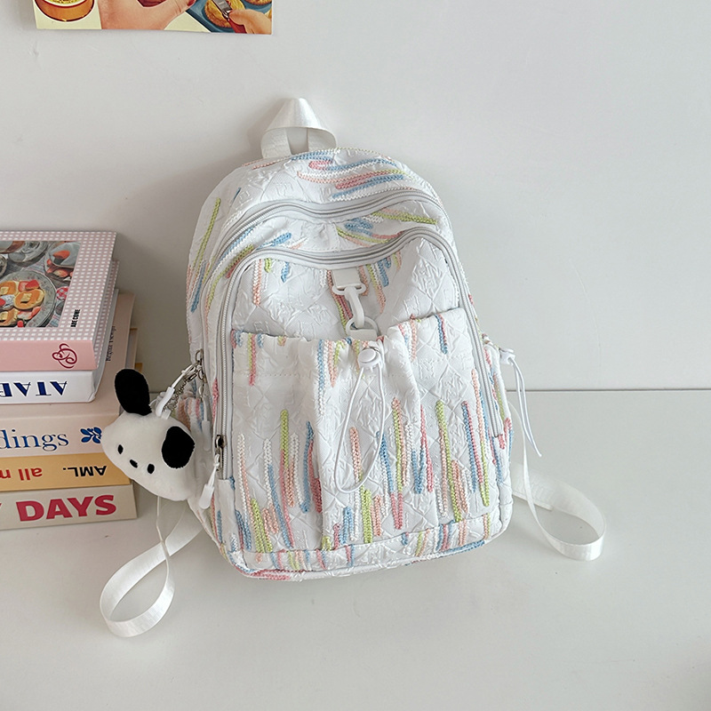 Schoolbag for female college students 2025, cute and soft girl backpack, Japanese-style Instagram casual, light and small backpack Application Scenario