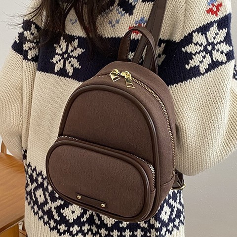 Fashionable and stylish mini backpack for women 2024 New style, a versatile and casual travel small backpack Specification drawing