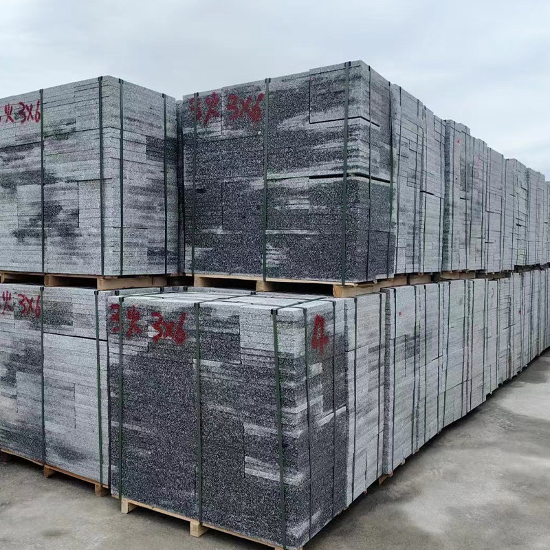 Granite stone, sesame, white, gray, black, yellow, rust stone, litchi face, square, flat and side curb stones, garden paving, flamed slabs Specification drawing