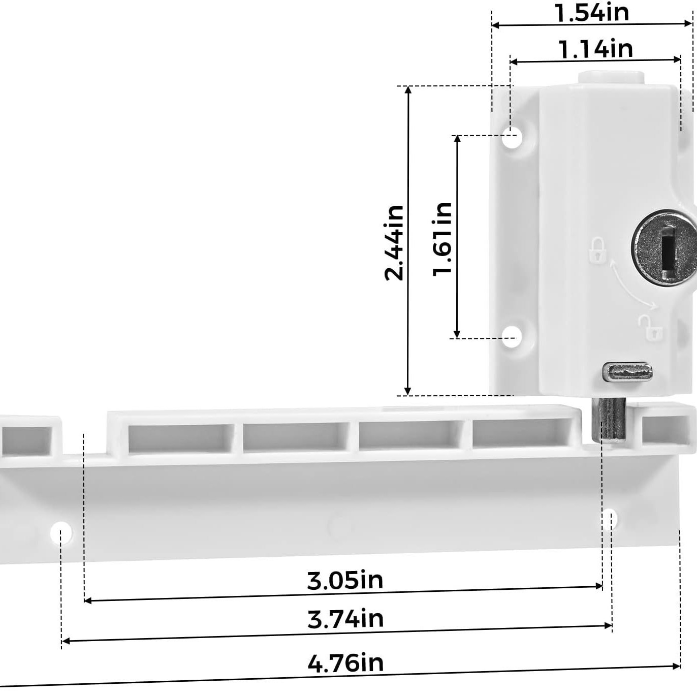 Window limiters, door locks, child safety protection locks, high-rise anti-opening window locks, door blockers, window fixers Item Picture